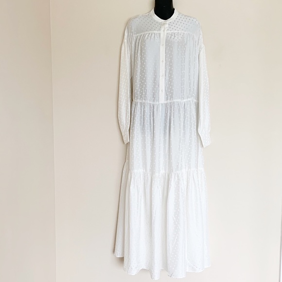 Anine Bing Louise Dress - White - Picture 3 of 16